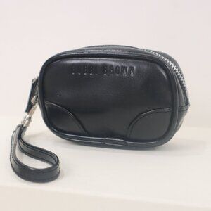 Bobbi Brown NWOT Black Small Zippered Pouch Cosmetic Bag Travel Kit Case
